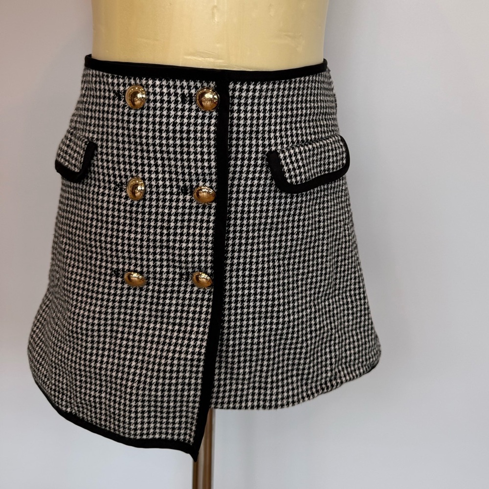 Crewcuts Black and White Mini Skirt